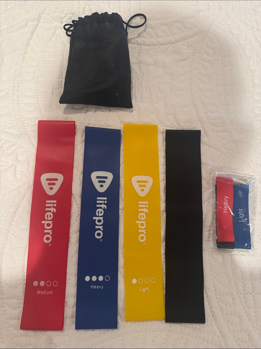 Resistance Loop Bands Set - Red, Blue, Yellow, Black, etc